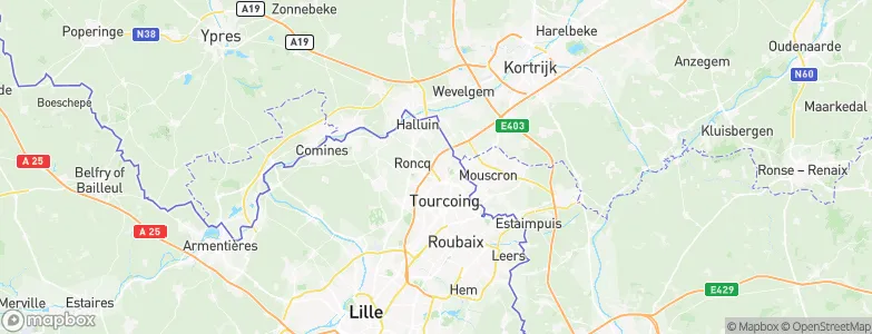 Neuville-en-Ferrain, France Map