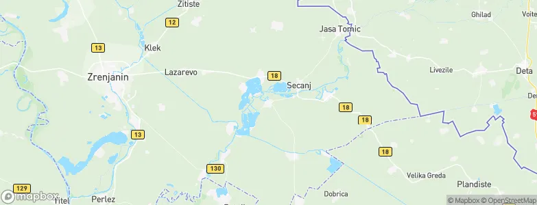 Neuzina, Serbia Map