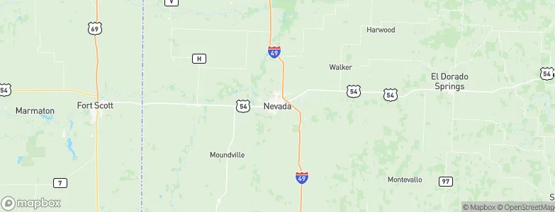 Nevada, United States Map