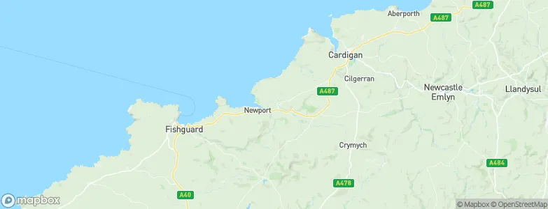 Nevern, United Kingdom Map