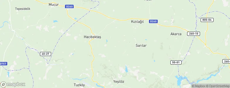Nevşehir, Turkey Map