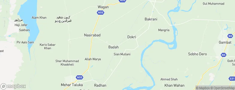 New Bādāh, Pakistan Map