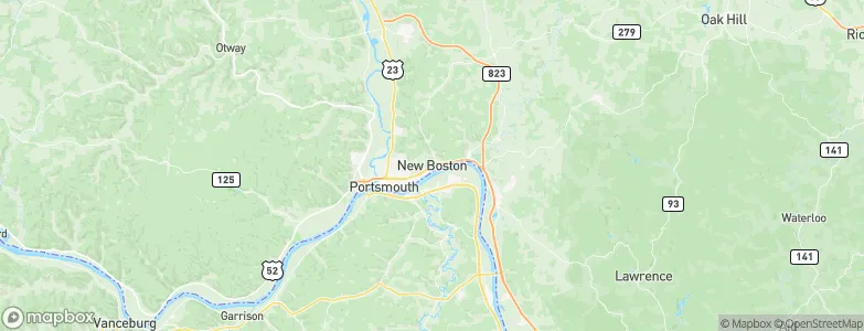 New Boston, United States Map