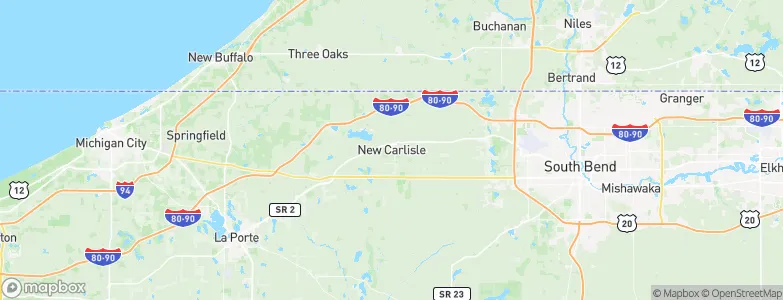 New Carlisle, United States Map
