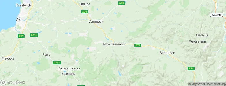 New Cumnock, United Kingdom Map