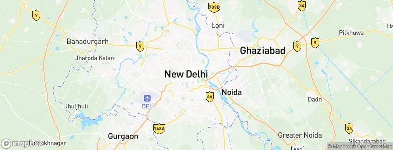 New Delhi, India Map