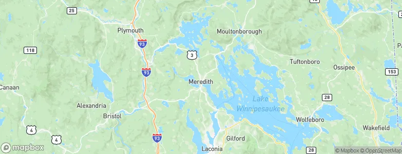 New Hampshire, United States Map