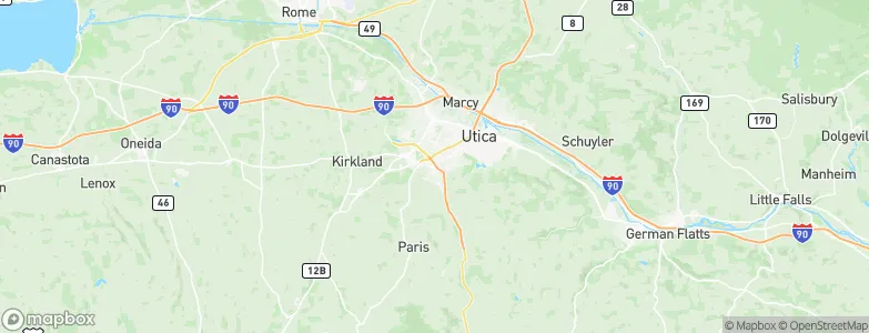 New Hartford, United States Map