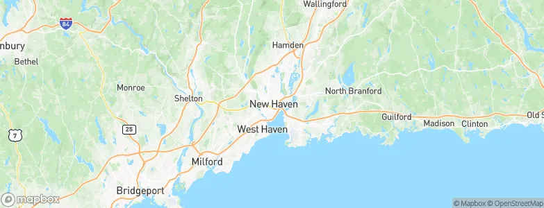 New Haven, United States Map