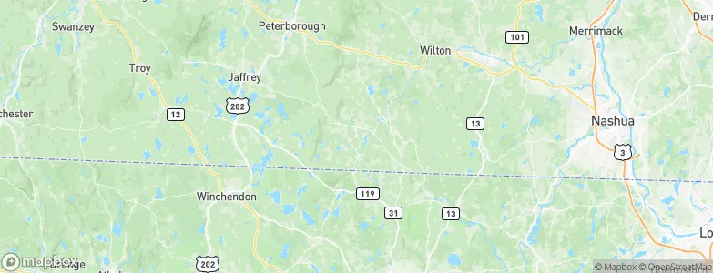 New Ipswich, United States Map