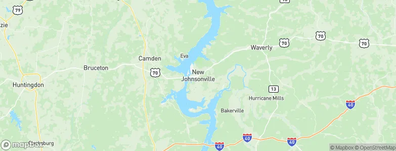 New Johnsonville, United States Map