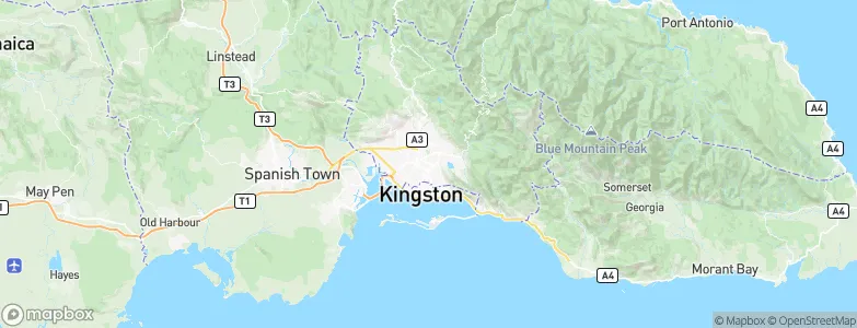 New Kingston, Jamaica Map