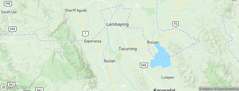 New Lagao, Philippines Map