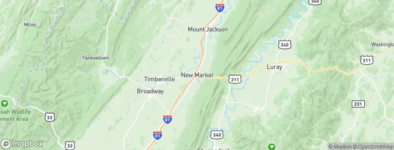New Market, United States Map