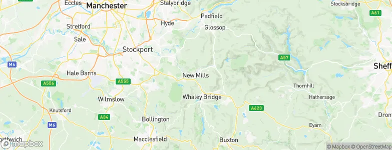 New Mills, United Kingdom Map