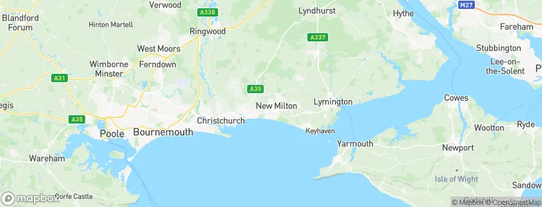 New Milton, United Kingdom Map