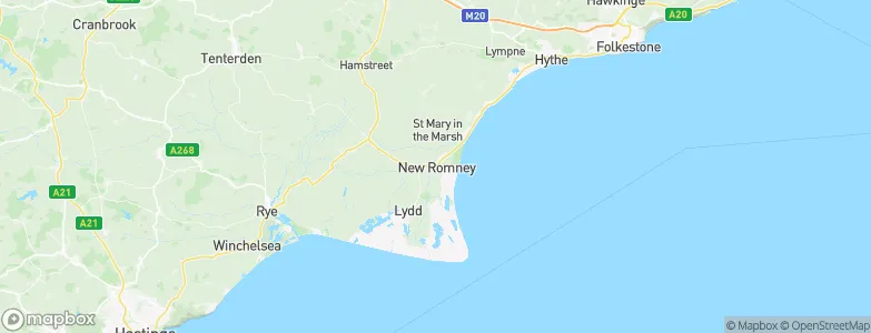New Romney, United Kingdom Map