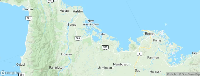 New Washington, Philippines Map