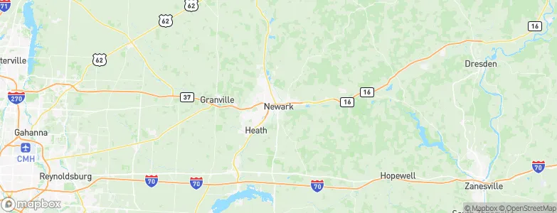 Newark, United States Map