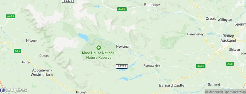 Newbiggin, United Kingdom Map