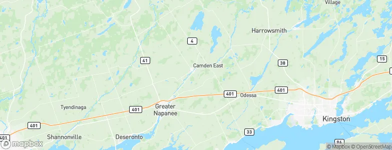 Newburgh, Canada Map