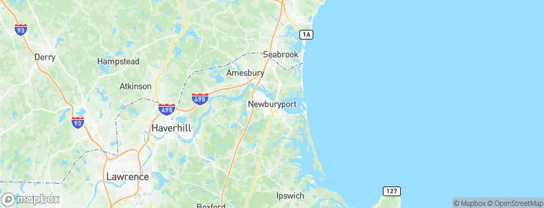 Newburyport, United States Map