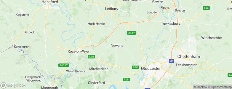Newent, United Kingdom Map