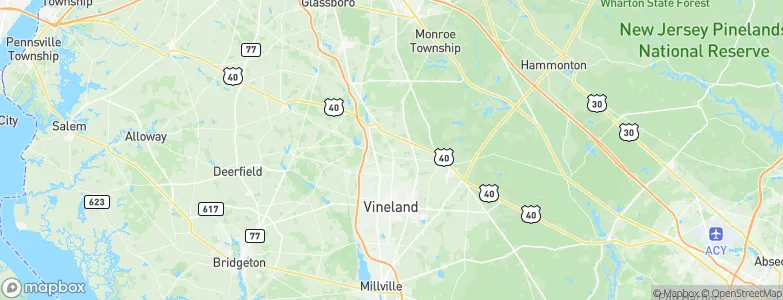 Newfield, United States Map