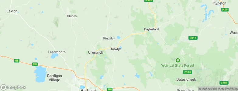 Newlyn North, Australia Map