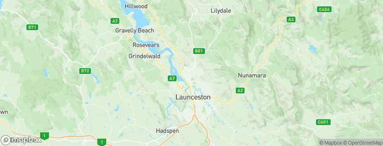 Newnham, Australia Map