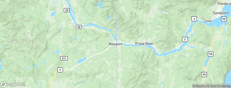 Newport, United States Map