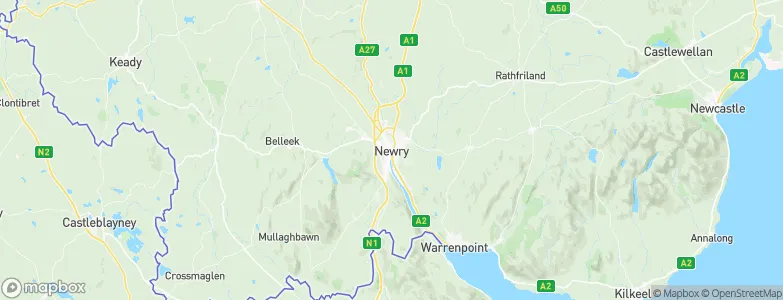 Newry, United Kingdom Map