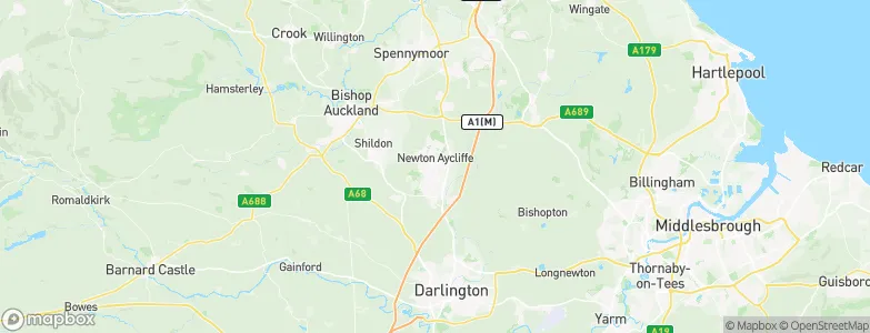 Newton Aycliffe, United Kingdom Map
