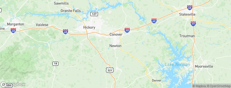 Newton, United States Map