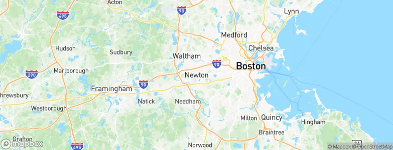 Newton, United States Map