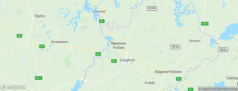 Newtown Forbes, Ireland Map