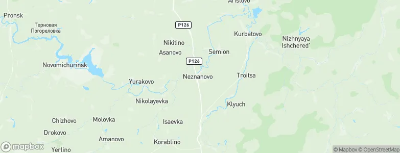 Neznanovo, Russia Map