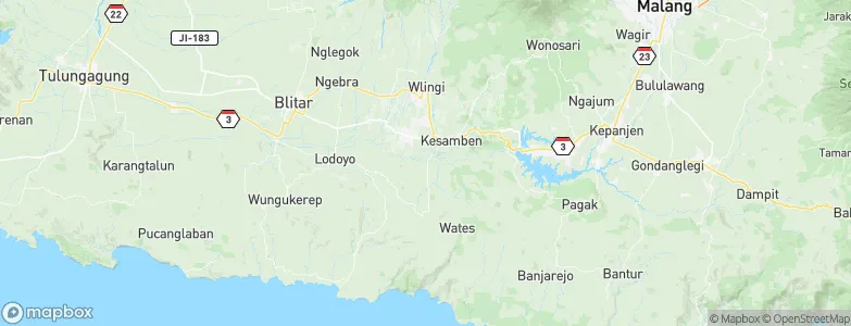 Ngembul, Indonesia Map