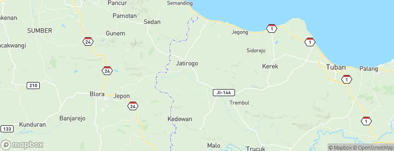 Ngijo, Indonesia Map