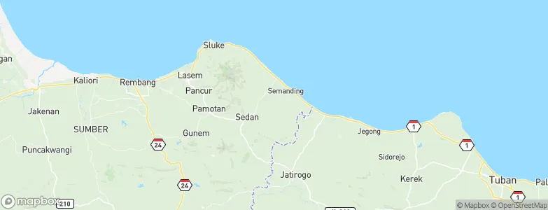 Nglojo, Indonesia Map
