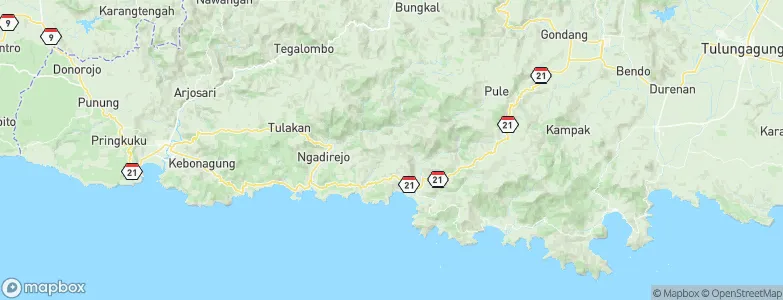 Ngromo, Indonesia Map