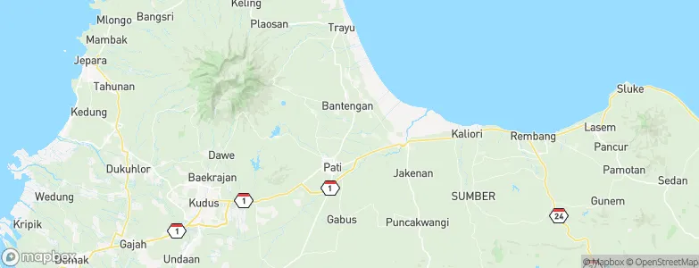 Ngulaan, Indonesia Map