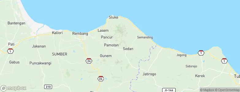 Ngulahan, Indonesia Map