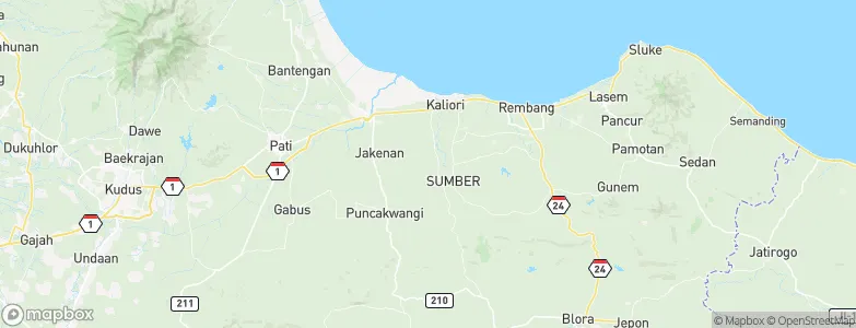 Ngulakan, Indonesia Map