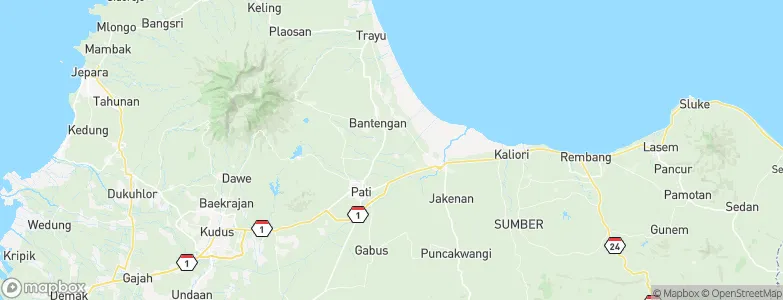 Ngurenrejo, Indonesia Map
