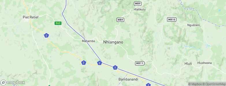 Nhlangano, Swaziland Map