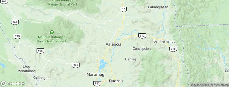 NIA Valencia, Philippines Map