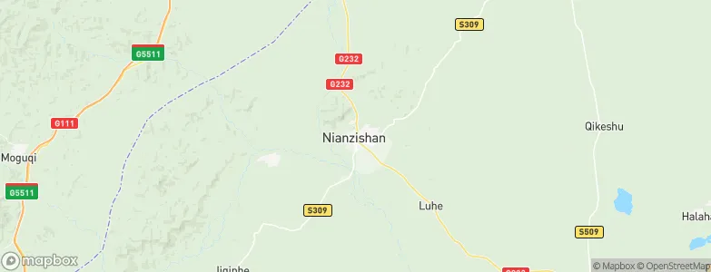 Nianzishan, China Map