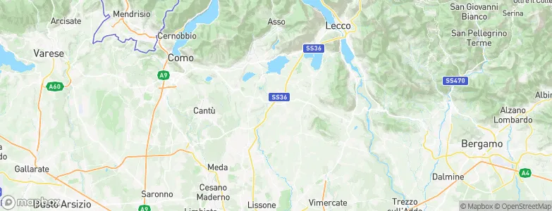 Nibionno, Italy Map