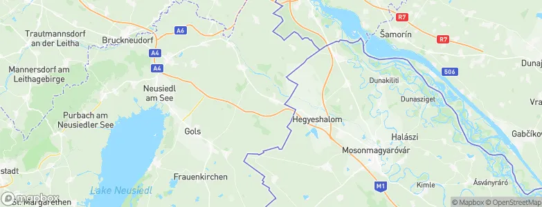 Nickelsdorf, Austria Map